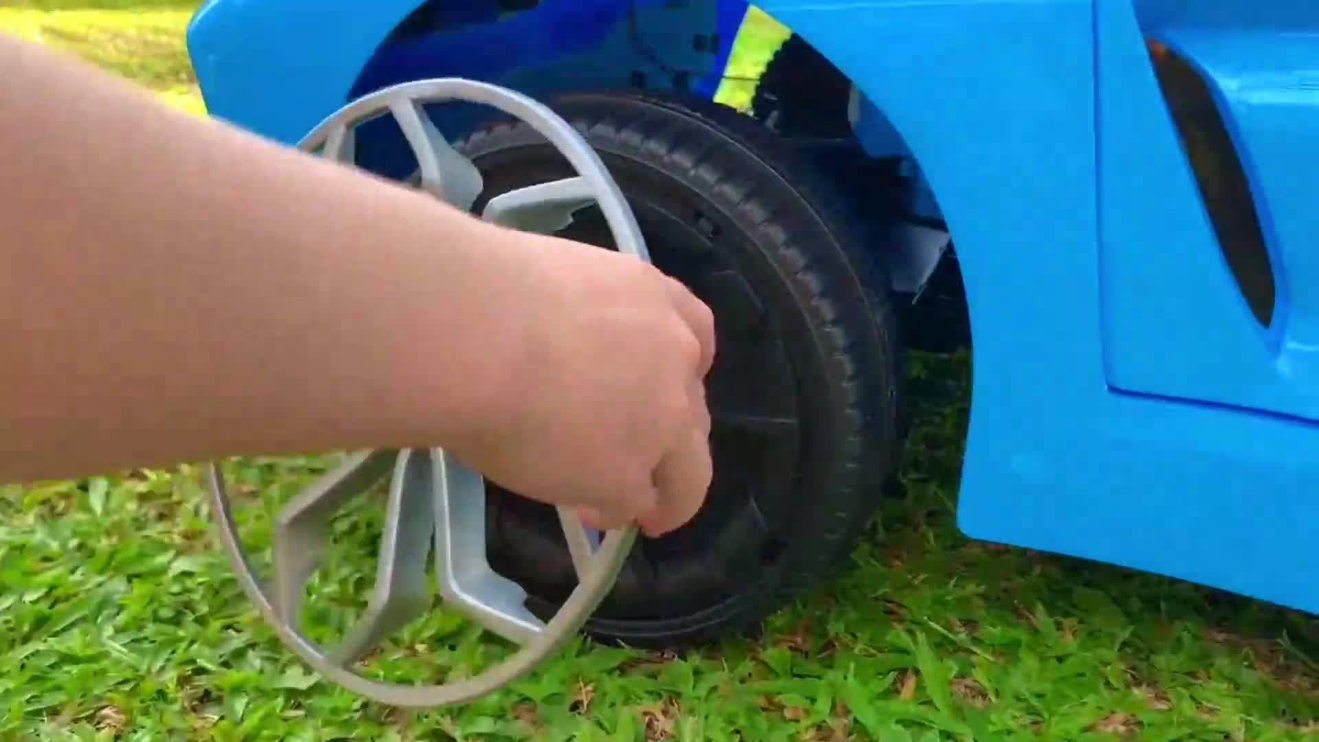 Watch this fun video as we install cool wheel covers on a blue toy car! It's a simple and exciting project for kids—learn how to carefully put on the wheel rims, making the toy car look extra awesome. Perfect for playtime and small hands! 🎈