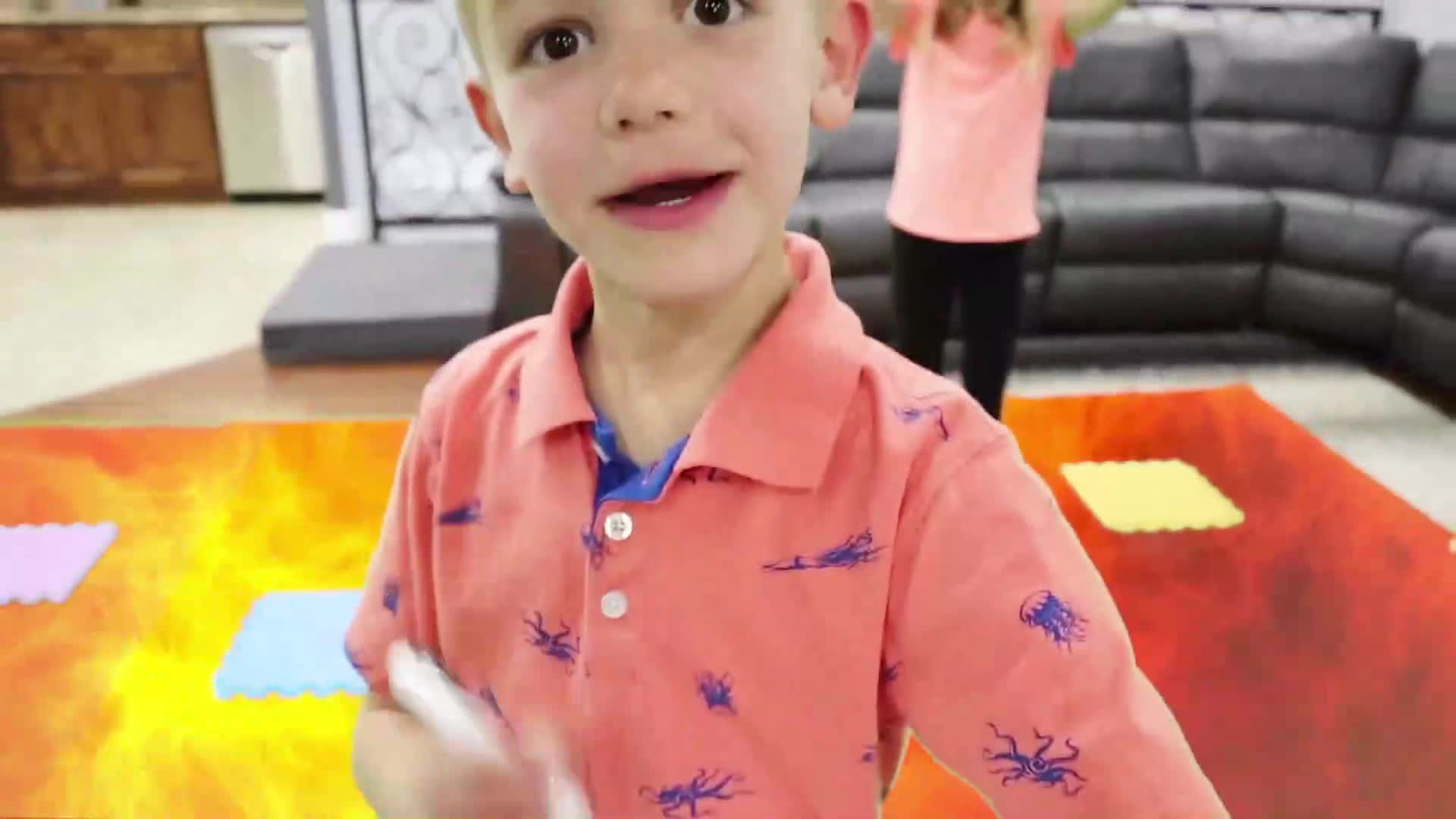 Watch this cute little boy and his friend having so much fun on the colorful mat! They're laughing, playing, and exploring together—perfect for a joyful kids' activity video! 😊✨